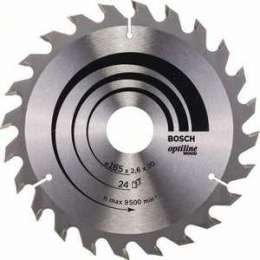 Диск пильный Bosch 165х30мм 24зуба Optiline Wood (2.608.640.602)