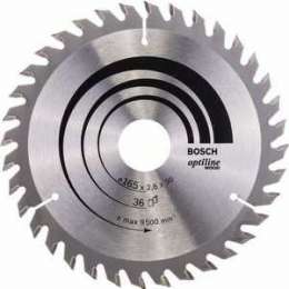 Диск пильный Bosch 165х30мм 36зубьев Optiline Wood (2.608.640.603)