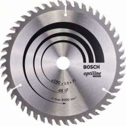 Диск пильный Bosch 190х20мм 48зубьев Optiline Wood (2.608.640.614)