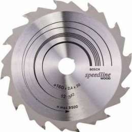 Диск пильный Bosch 160х20мм 12зубьев Speedline Wood (2.608.640.786)