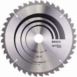 Диск пильный Bosch 254х30мм 40зубьев Optiline Wood (2.608.640.435)