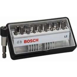 Набор бит Bosch х25мм PH/PZ/TX/SL/HEX 18шт + держатель Extra Hart Robust Line (2.607.002.568)