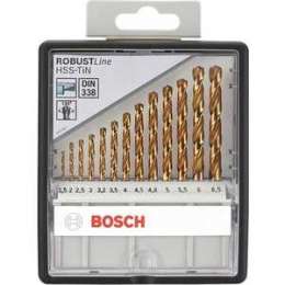 Набор сверл по металлу Bosch 1.5-6.5мм 13шт Robust Line (2.607.010.539)