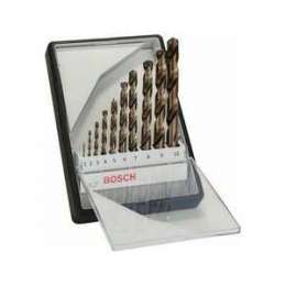 Набор сверл по металлу Bosch 1.0-10.0мм 10шт HSS-CO Robust Line (2.607.019.925)