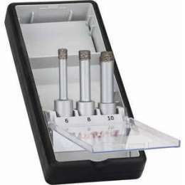 Набор сверл алмазных Bosch 3 шт Robust Line Easy Dry Best for Ceramic (2.608.587.145)