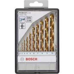 Набор сверл по металлу Bosch 1.0-10.0мм 10шт Robust Line (2.607.010.536)