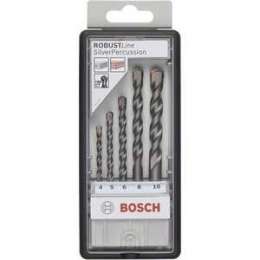 Набор сверл по бетону Bosch 4.0-10.0мм 5шт Silver Percussion (2.607.010.524)
