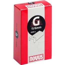 Скобы для степлера Novus 11/6 5000шт (042-0527)