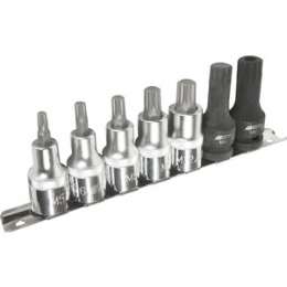 Набор бит JTC SPLINE 1/2'' M5-M14, M16H, 7 предметов (JTC-H407M)