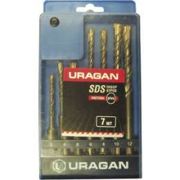 Набор буров SDS-Plus Uragan 7шт (901-25554-H7)