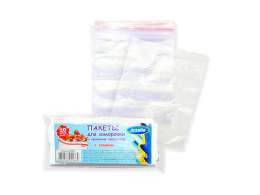 пакеты для продуктов ANTELLA 1 л, 15х20 см, 20 шт, с замком, полиэтиленовые