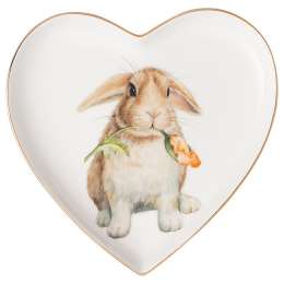 тарелка LEFARD Sense Rabbit 15см сердце фарфор
