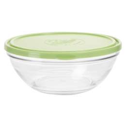 салатник DURALEX FreshBox 1,59л 20,5х20,5х8,2см круглый с крышкой стекло