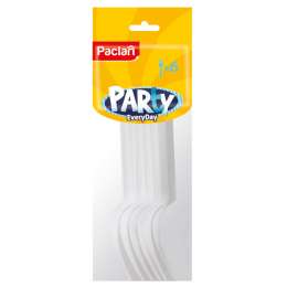 набор вилок PACLAN Party Every Day 6шт. пластик белые