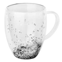 кружка ATMOSPHERE Aura of Silver 350мл двойная стенка термостекло
