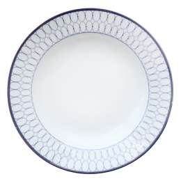 тарелка QUINSBERRY Imperial Blue 20см глубокая фарфор