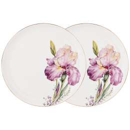 тарелка LEFARD Irises 23см обеденная фарфор