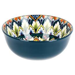 салатник NOUVELLE HOME Arabesque 12см 0,3л фарфор зеленый