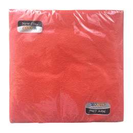 салфетки NEW LINE Color Красные 2-слойные 33х33см 20шт