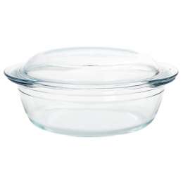 кастрюля PYREX Essentials 3,2л 23см круглая с крышкой жаропрочное стекло