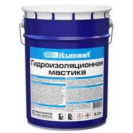 мастика BITUMAST гидроизоляционная 5л, арт.ЭК000125884