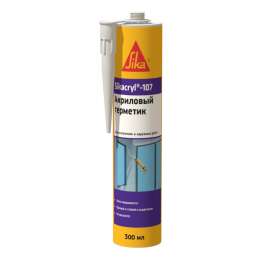 герметик акриловый SIKA Sikacryl 107 310мл белый, арт.617943