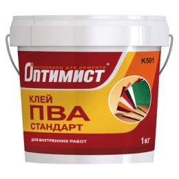 клей ПВА ОПТИМИСТ К501 1кг, арт.4607067841773