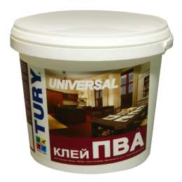 клей ПВА TURY Universal 1кг, арт.клей ПВА унив 1к
