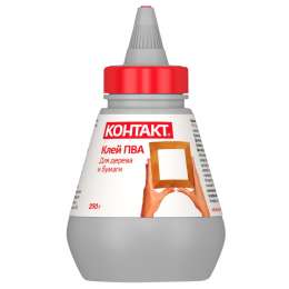 клей ПВА КОНТАКТ 250г, арт.12054