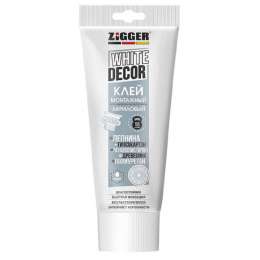 клей монтажный ZIGGER White Decor жидкие гвозди 0,25кг белый, арт.03-02-17