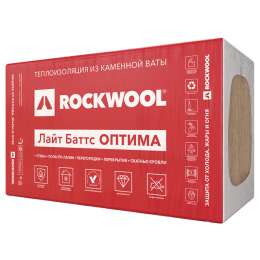теплоизоляция ROCKWOOL Лайт Баттс Оптима 1000х600х100мм