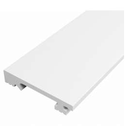 плинтус СОЛИД 1 UHD Polymer 19/80C 2000х80х14мм белый ударопрочный