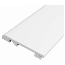 плинтус СОЛИД 1 UHD Polymer 11/100C 2000х100х14мм белый ударопрочный
