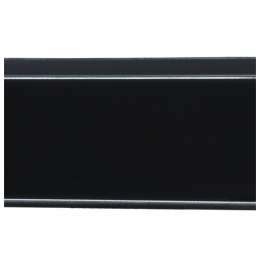 плинтус ПВХ Winart Quadro 2200х55мм Шварц со съёмной панелью