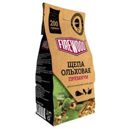 щепа для копчения FIRE WOOD 200г ольховая