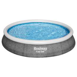 бассейн надувной BESTWAY 396x396х84см 7340л