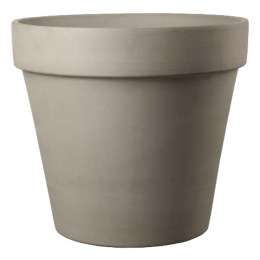 горшок керамический Vaso 14л d31см h27,6см темно-серый