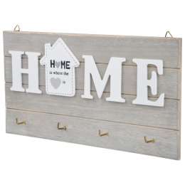 ключница ВОЛШЕБНАЯ СТРАНА HOME 250х25х130мм МДФ/металл
