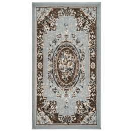 ковер Сиерра/Sierra 1500х1900мм 5444 BLUE-BROWN полипропилен