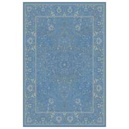 ковер AFINA 1600х2300мм полиэстер/коттон дизайн 2454A BLUE