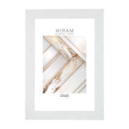 фоторамка МИРАМ 200х300мм белый пластик 651661-8