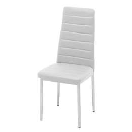 стул Комфорт/Comfy 420х400х960мм искусственная кожа/металл белый