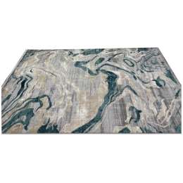 ковер Афина 2000х2900мм полиэстр 9011A GREY/D.GREEN