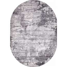 ковер ARMINA 03752A 1600х2300мм GREY/GREY Овал