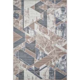 ковер Сиерра/Sierra 2000х3000мм полипропилен F354 BEIGE-BLUE