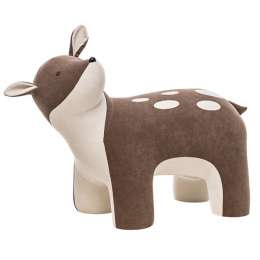пуф Leset Bambi 420х890х630мм коричневый/белый