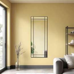 зеркало Silver Mirrors Ветра 600х1500мм черный